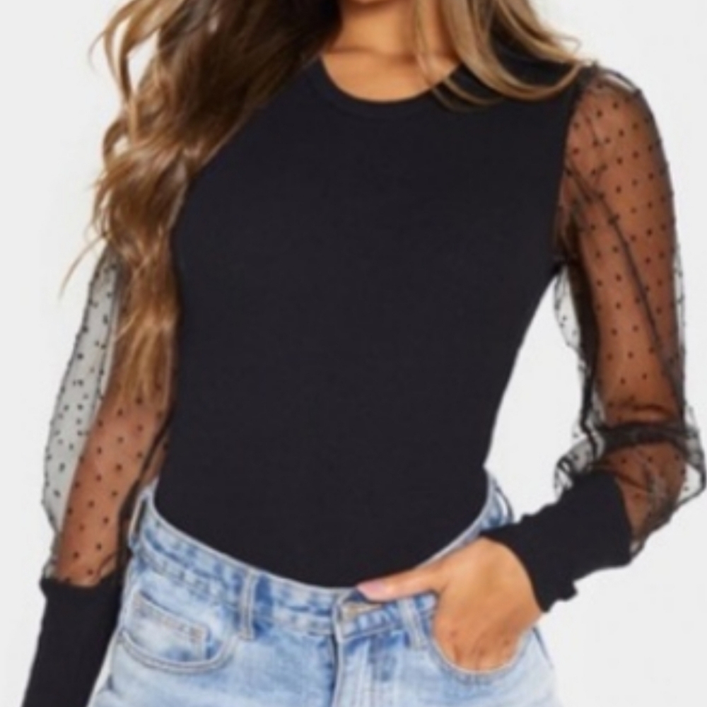 Pretty Little Thing black bodysuit